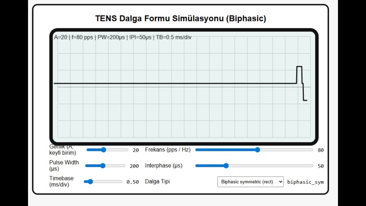 TENS DALGA FORMU Simülatörü