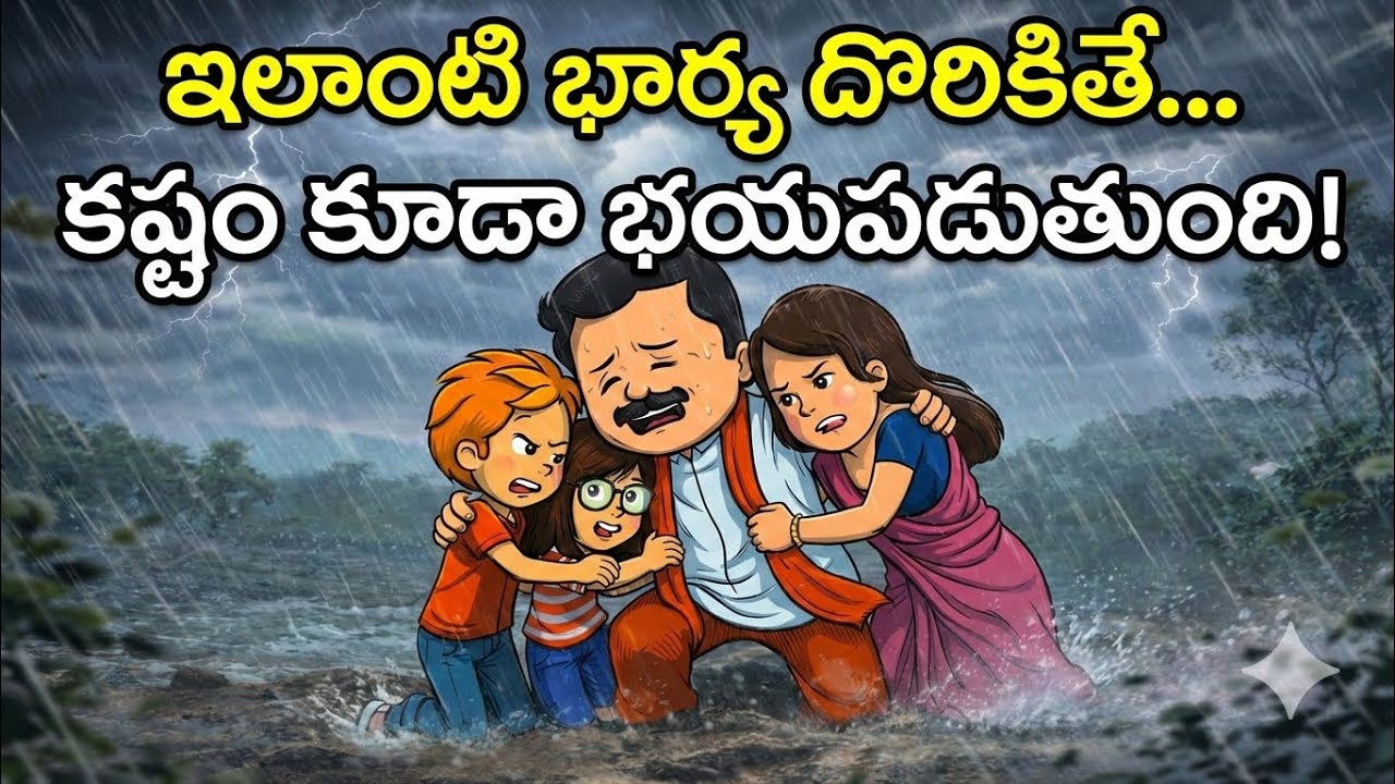 @ఇలాంటి భార్య దొరికితే ఎంత కష్టం అయినా తట్టుకోవచ్చు.@ఈ రోజుల్లో ఉండాల్సిన భార్య కాదు.@familyisstreng