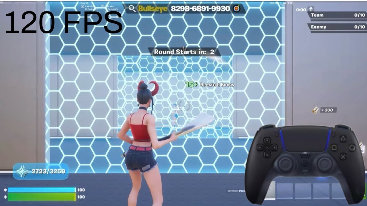 1v1 piece control 120fps on controller