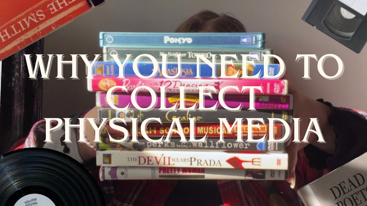 Why you should start collecting physical media|| + a very small tour of my dvd collection 💿