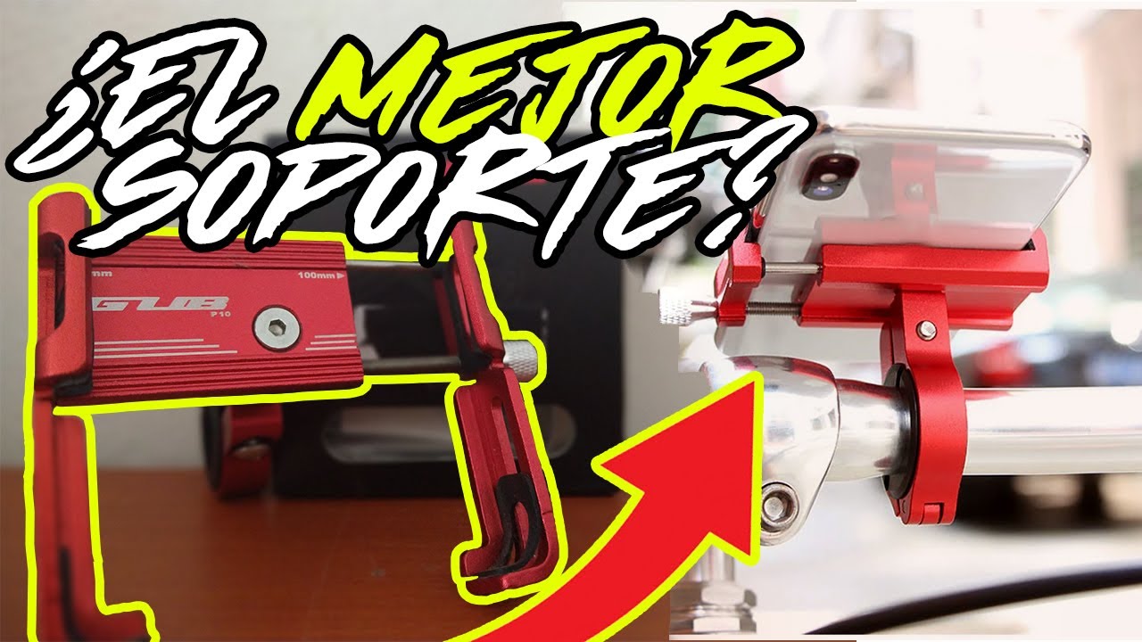 😱¡El MEJOR SOPORTE de TELÉFONO para BICICLETA !🚴‍♂️ 👀Unboxing soporte GUB P10👀