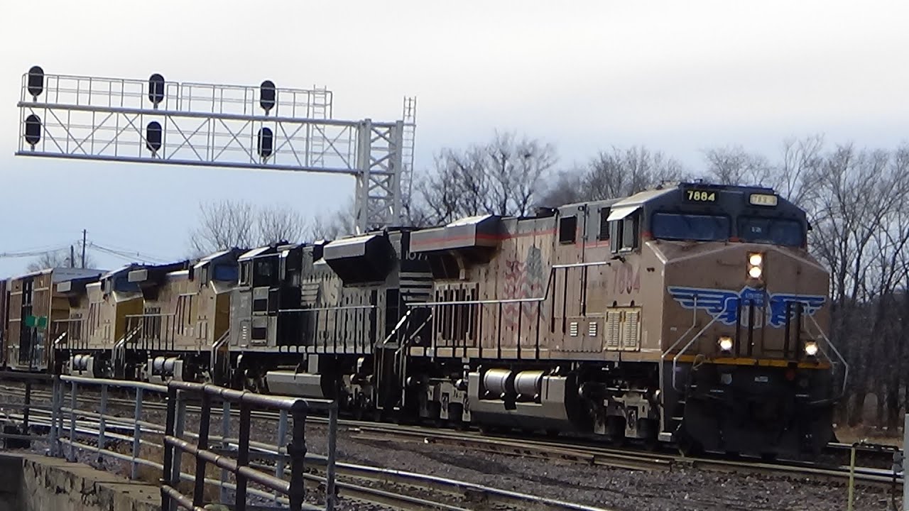 UP Fifth Street Clinton, IA Z train manifest and North Platte Proviso January 13, 2026