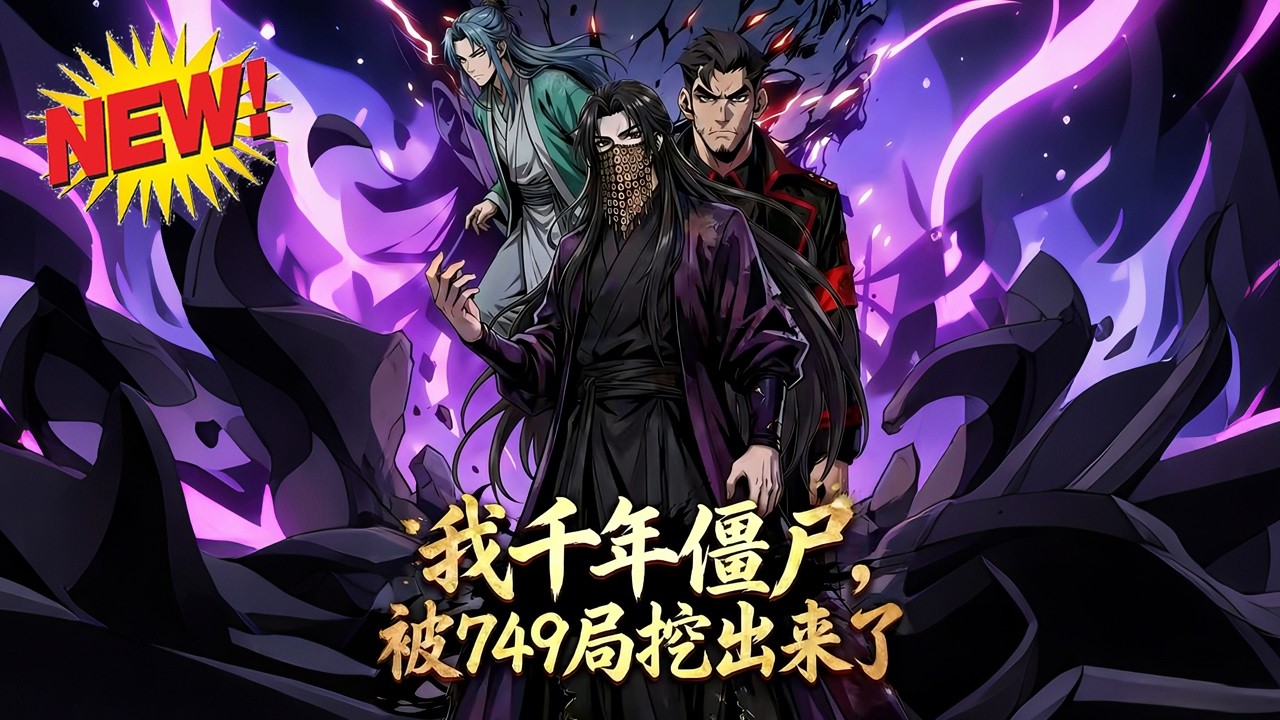 ⚡【新番速递】《我千年僵尸，被749挖出来了》诡异降临，人类控诡获超凡力量，而签到千年的天师张天道终得出棺，却被追盗墓贼的 749 局，意外从墓园挖出！#末世 #武侠  #逆袭 #爱看动漫