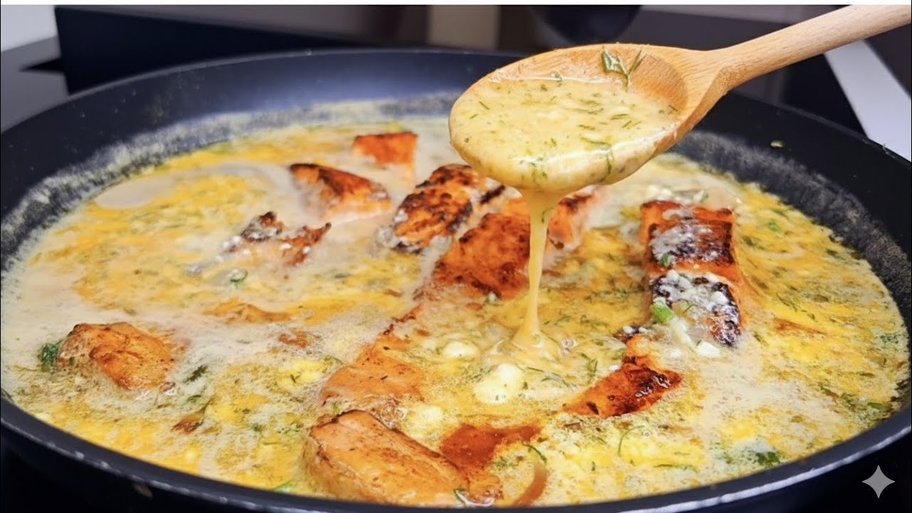 The Secret to the Juiciest Pan-Seared Trout in Garlic & Cream Sauce