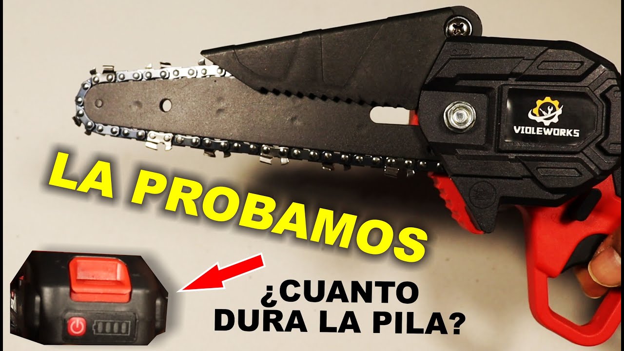 Mini MOTO SIERRA económica 🔗 ajuste de cadena | Mini AMOLADORA