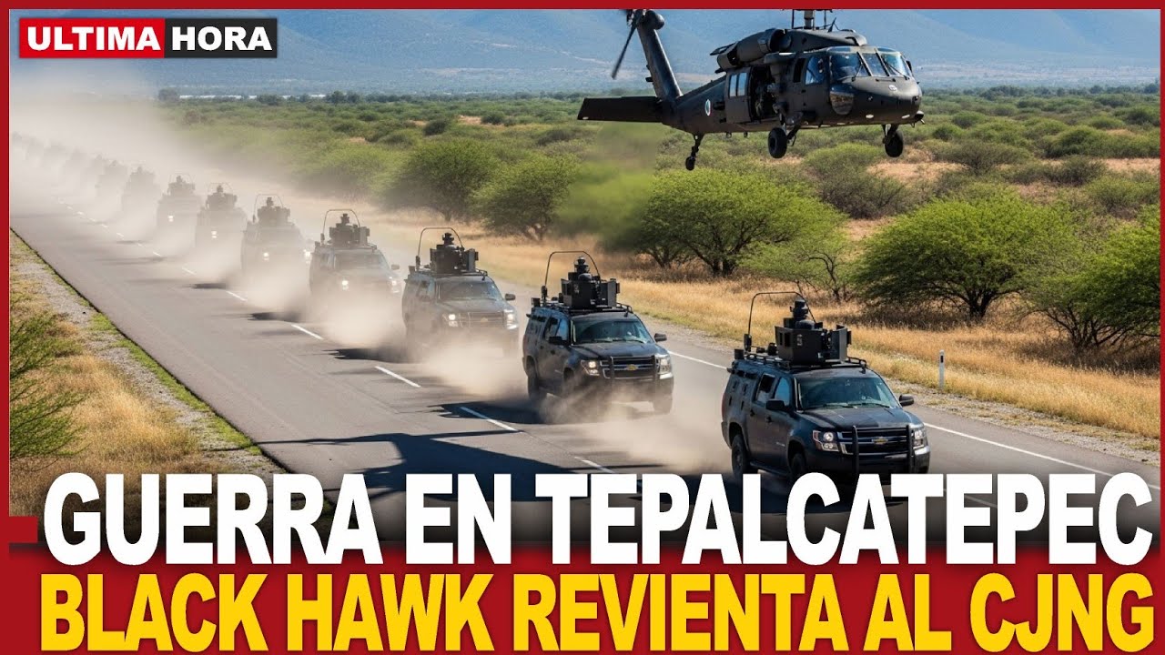 &iexcl;GUERRA TOTAL en MICHOAC&Aacute;N! BLACK HAWK del Ej&eacute;rcito BARR&Eacute; al CJNG al INVADIR Tepalcatepec