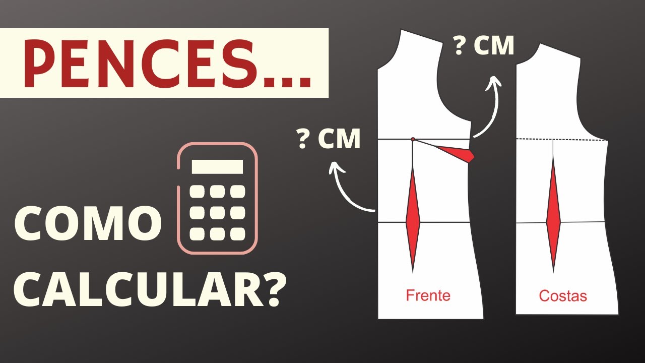 Pence de busto e cintura - Como calcular a profundidade certa - Dicas para plus size | Gisele Maués