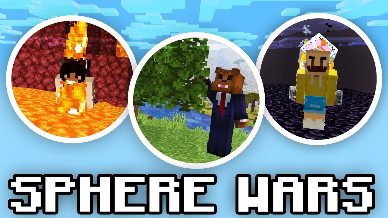 I TRAPPED My Friends In A DOME In Minecraft Sphere Wars!