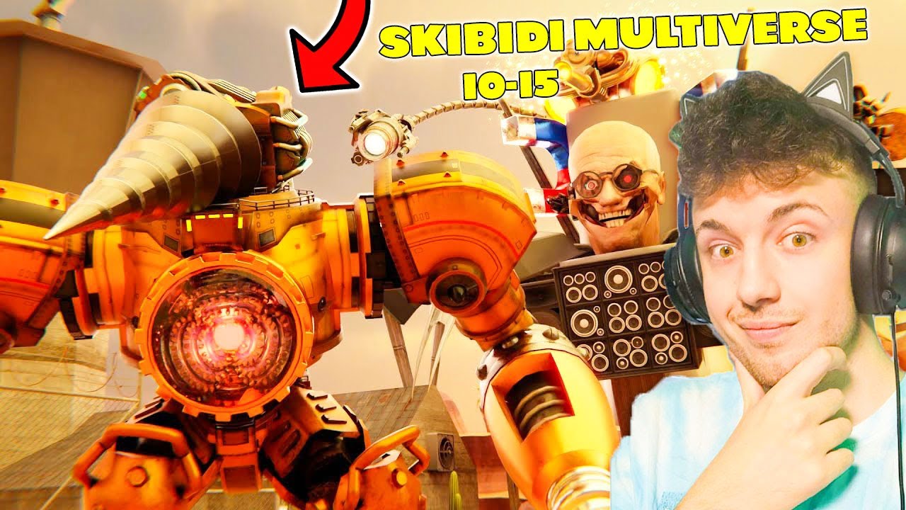 REACTIONEZ la SKIBIDI MULTIVERSE EPISOADELE 10-15! TITANUL BURGHIU castiga batalia EPICA!