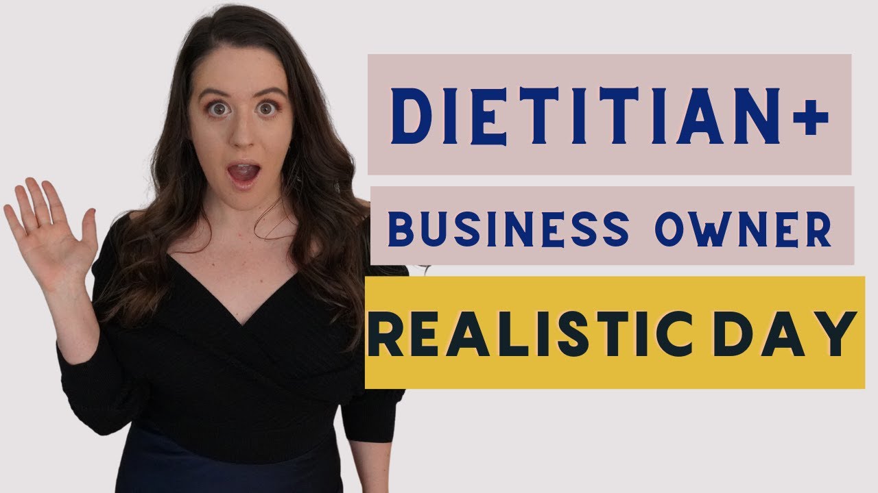 REALISTIC DAY IN THE LIFE AS A DIETITIAN + BUSINESS OWNER