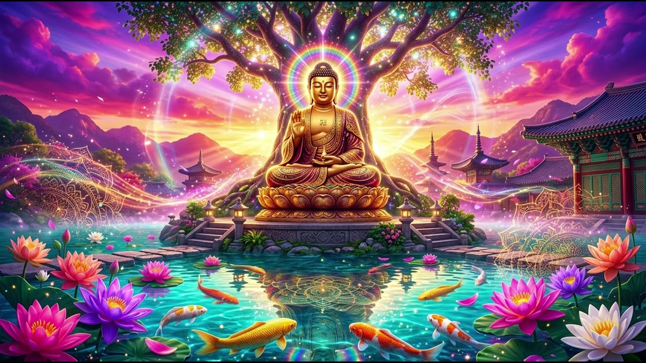 🙏 마음이 편안해지는 불교 음악 | 관세음보살 · 지장보살 · 반야심경 | 업장소멸 힐링 염불 [광고 없음]