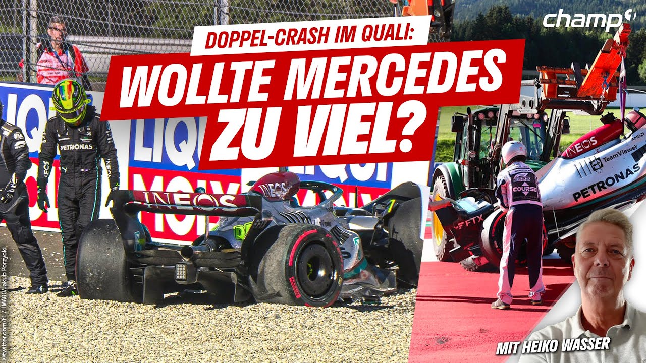 Heiko Wasser &uuml;ber Mercedes-Doppel-Crash: &bdquo;Vielleicht hat man heute ein bisschen mehr riskiert&ldquo;