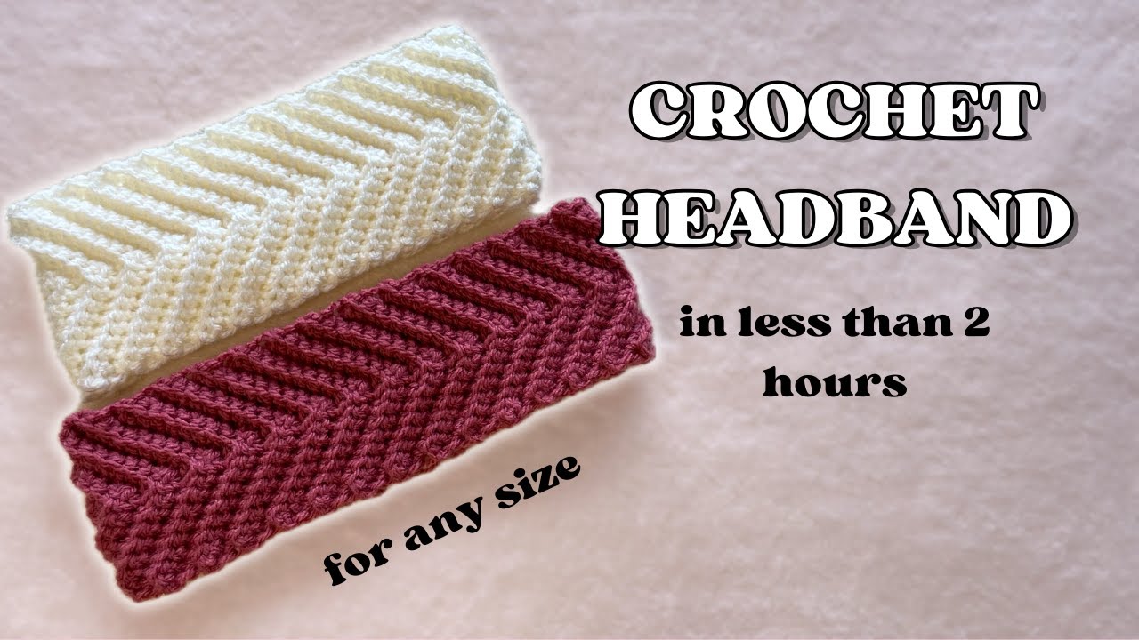 Learn How to Crochet the Perfect Ribbed Headband in Under 2 Hours!