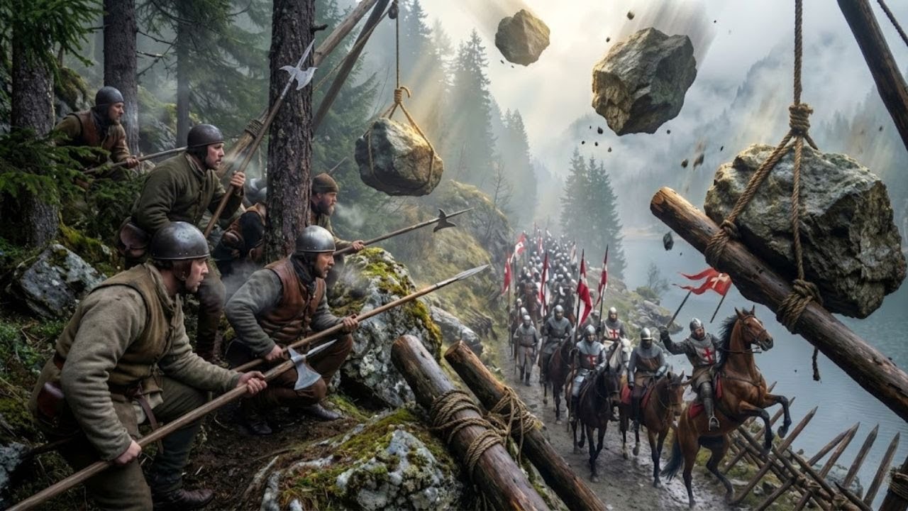 Моргартен (1315): Идеальная засада — 2000 ополченцев разгромили элитную армию Габсбургов.