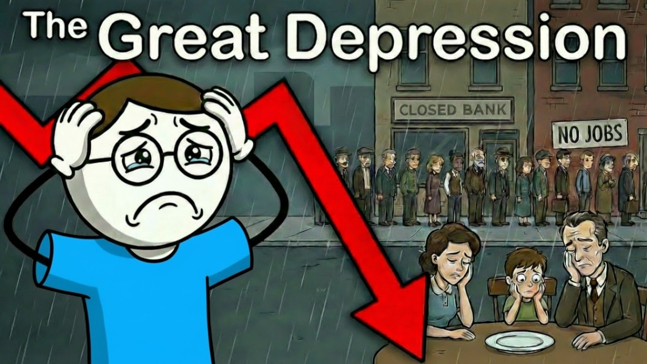 The Great Depression Explained Like You’re 5 | America’s Economic Collapse Explained