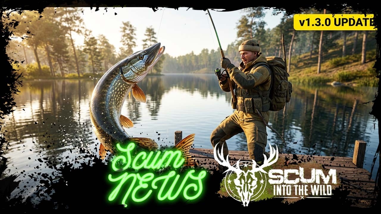 🎬SCUM NEWS | INTO THE WILD - Майское ОБНОВЛЕНИ |ОБНОВЛЕНИЕ v1.3.0  | PVE update |