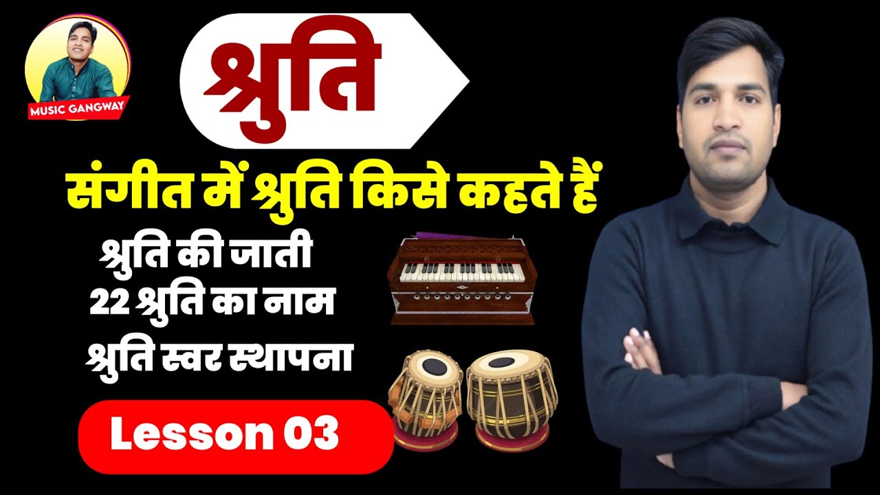 Shruti. श्रुति, श्रुति के प्रकार। श्रुति की जाती, श्रुति स्वर स्थापना।