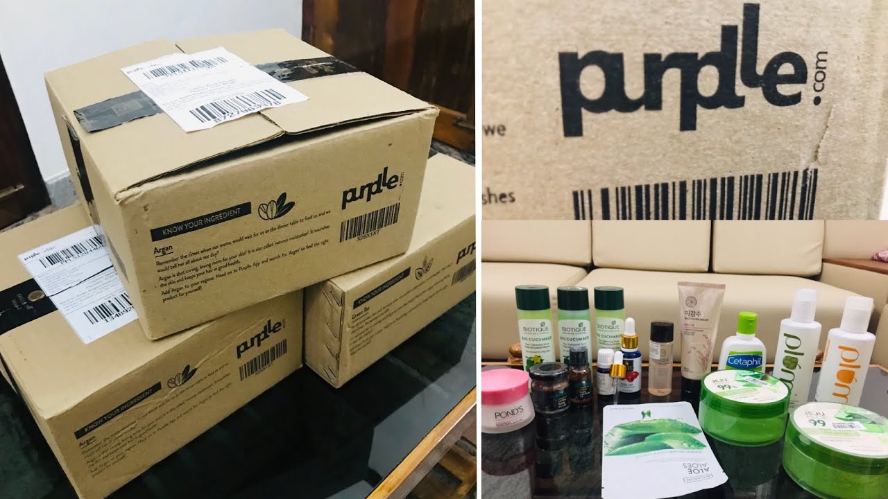 Skincare products unboxing | Purplle | unboxing video | Mom&rsquo;s Gallery