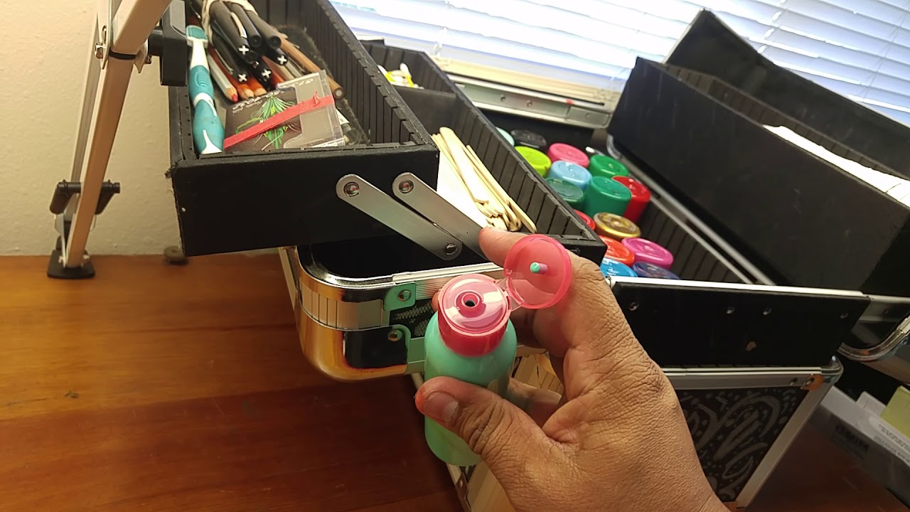 Pinstriping Paint Bottle Storage. pt2
