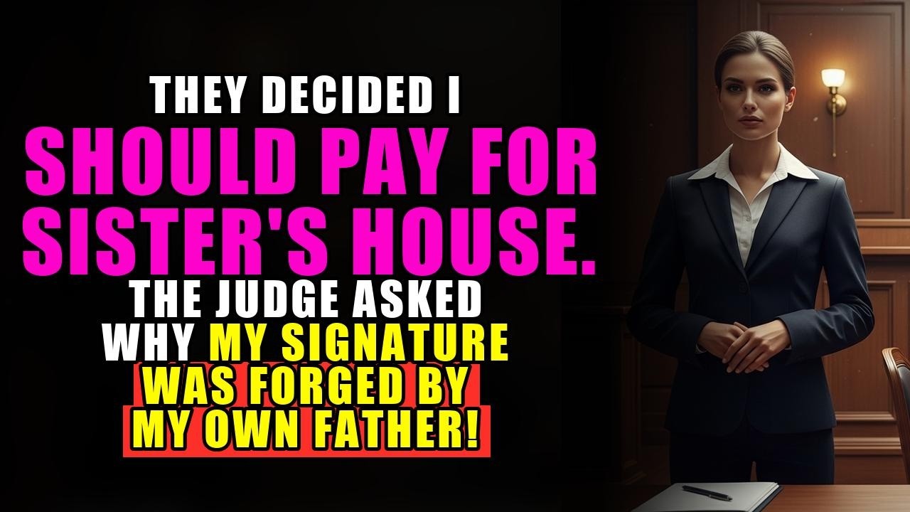 My Parents Forced Me to Pay My Sister’s Mortgage—Then the Judge Asked Why My Signature Looked Differ