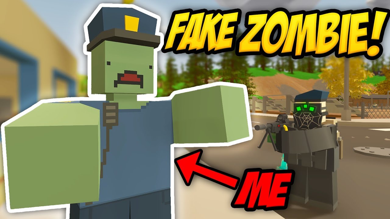 DISGUISING AS A ZOMBIE IN UNTURNED - Unturned Trolling | Funny Moments!