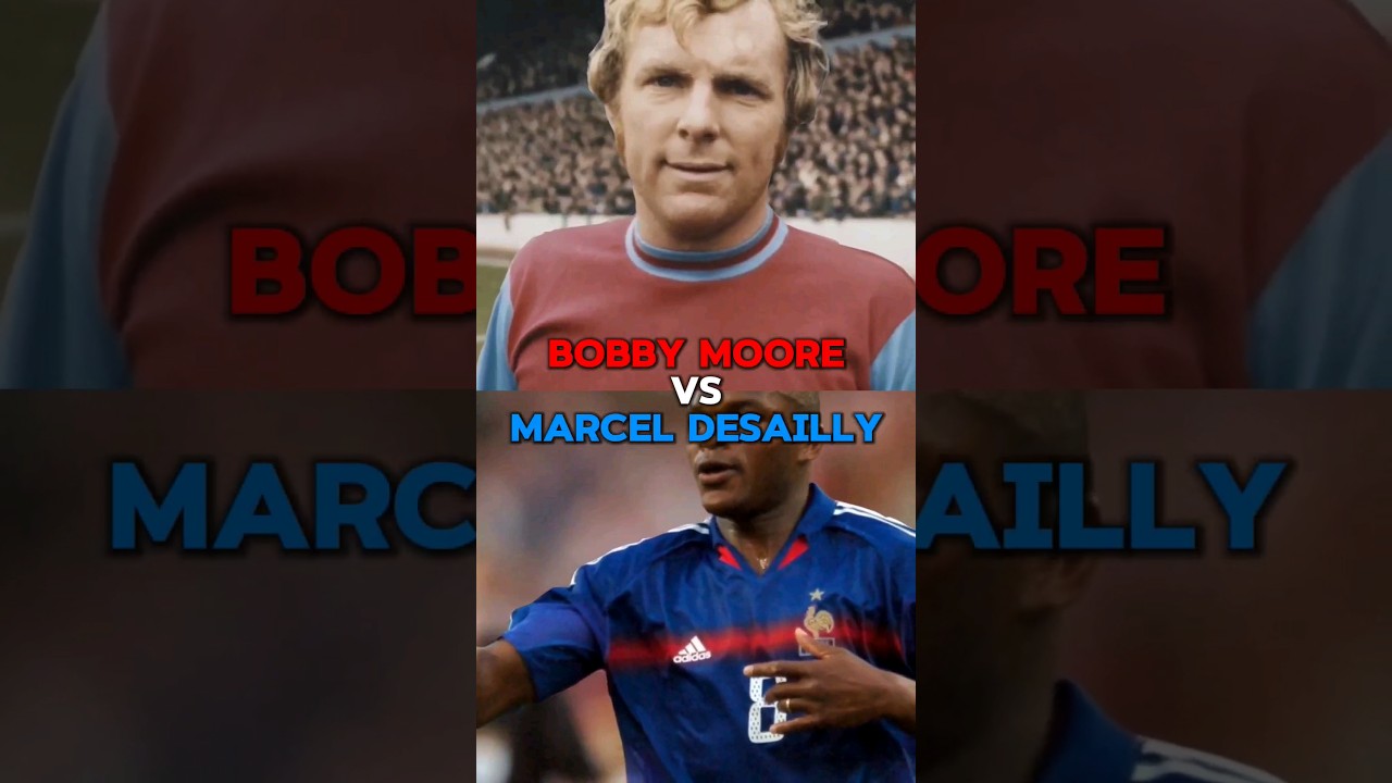 Bobby Moore vs Marcel Desailly! #football