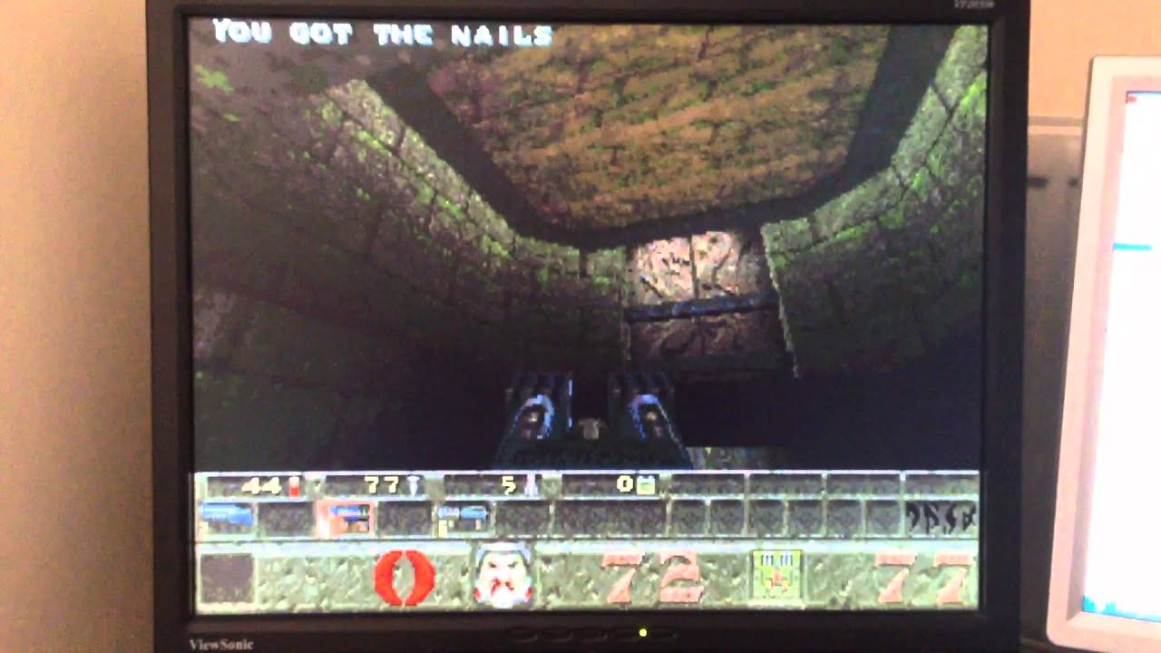 AmiQuake on an Amiga 1200 Blizzard 1260 at 80mhz