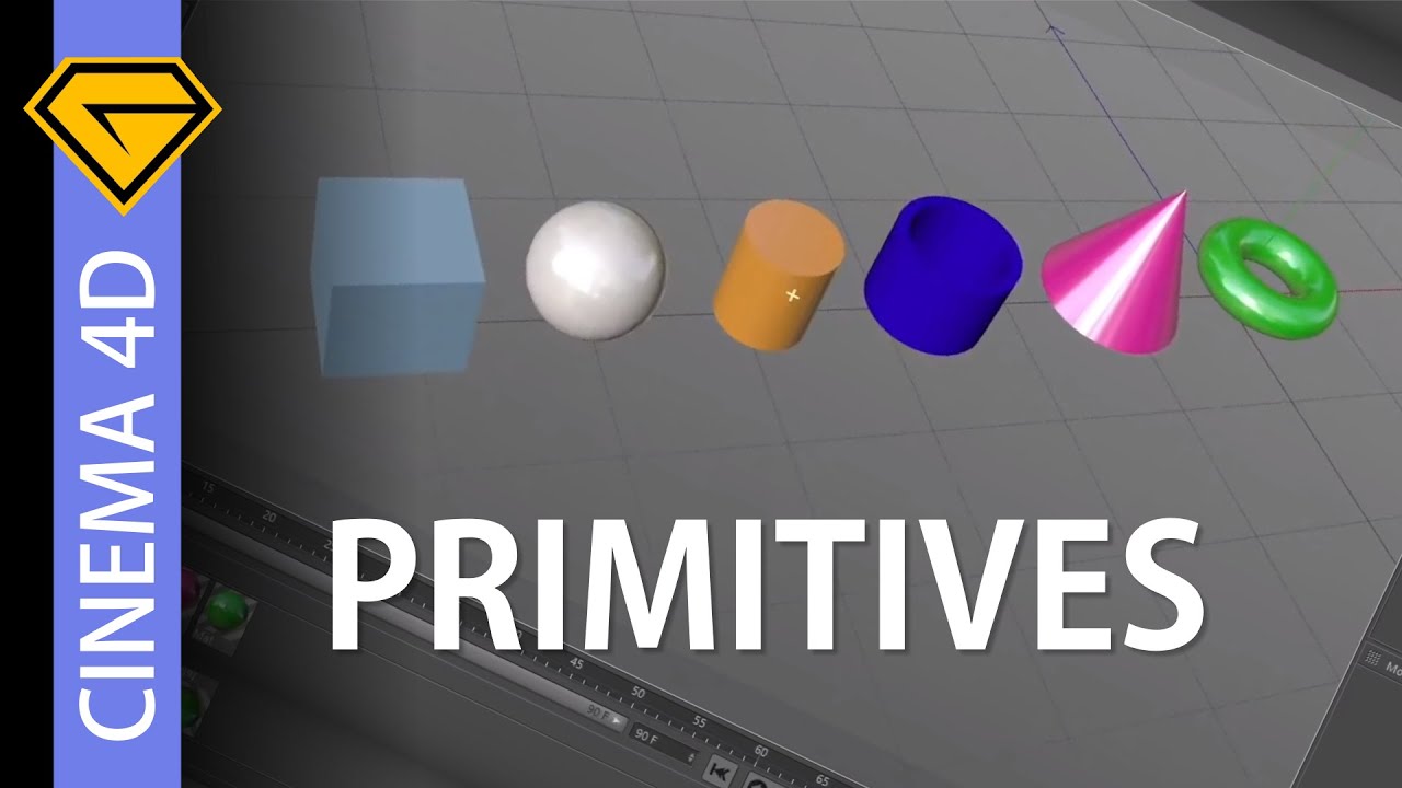 How To Create And Edit PRIMITIVES | Cinema 4D Tutorial
