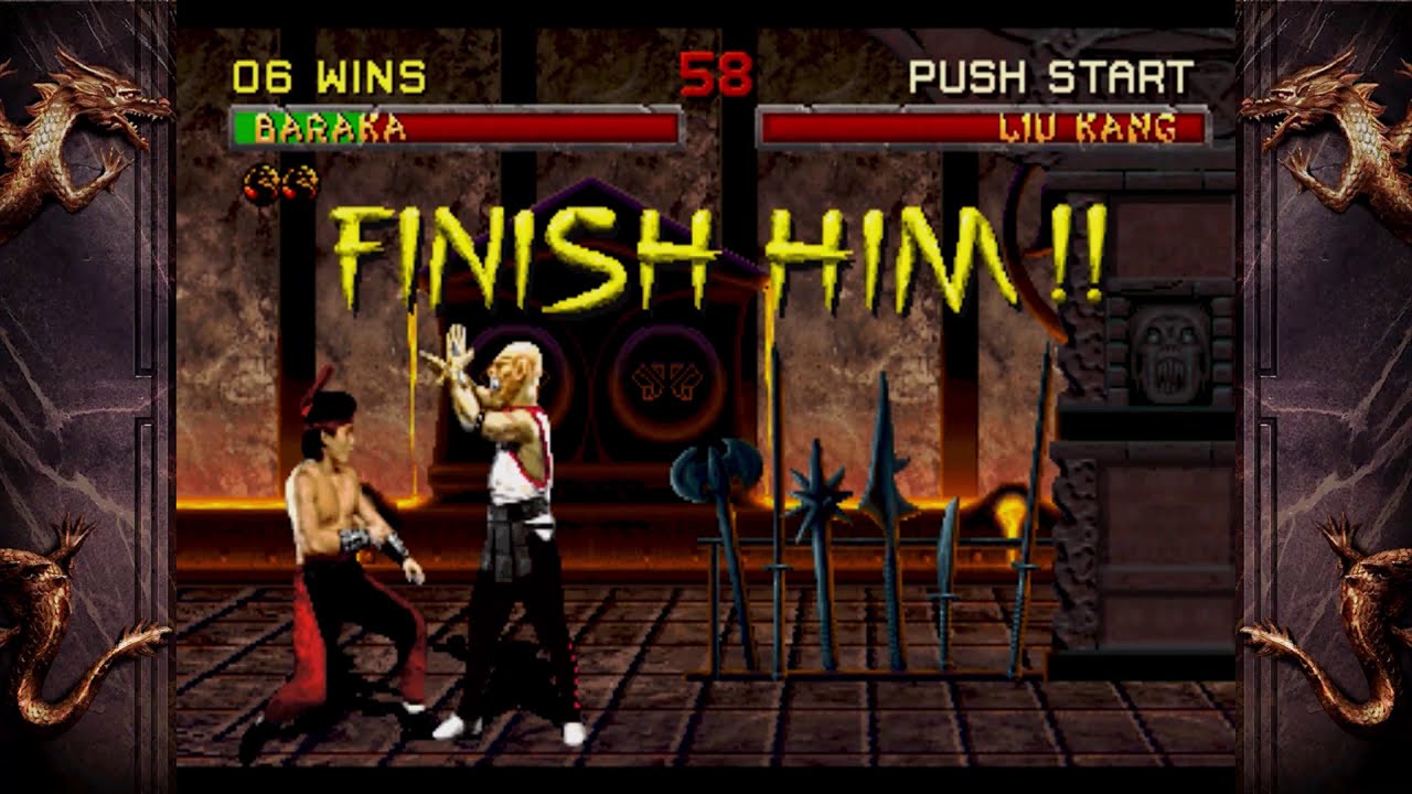 Mortal Kombat 2 XBOX 360 (MKAK) - Baraka Playthrough