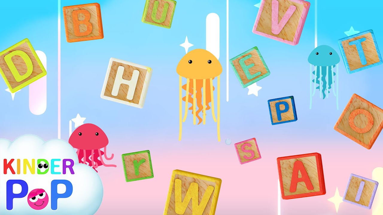KinderPop l Learn Alphabet | Alphabetsong | English | Alphabet Block | 알파벳송 | 알파벳노래 | 유아 교육 | 영어 놀이
