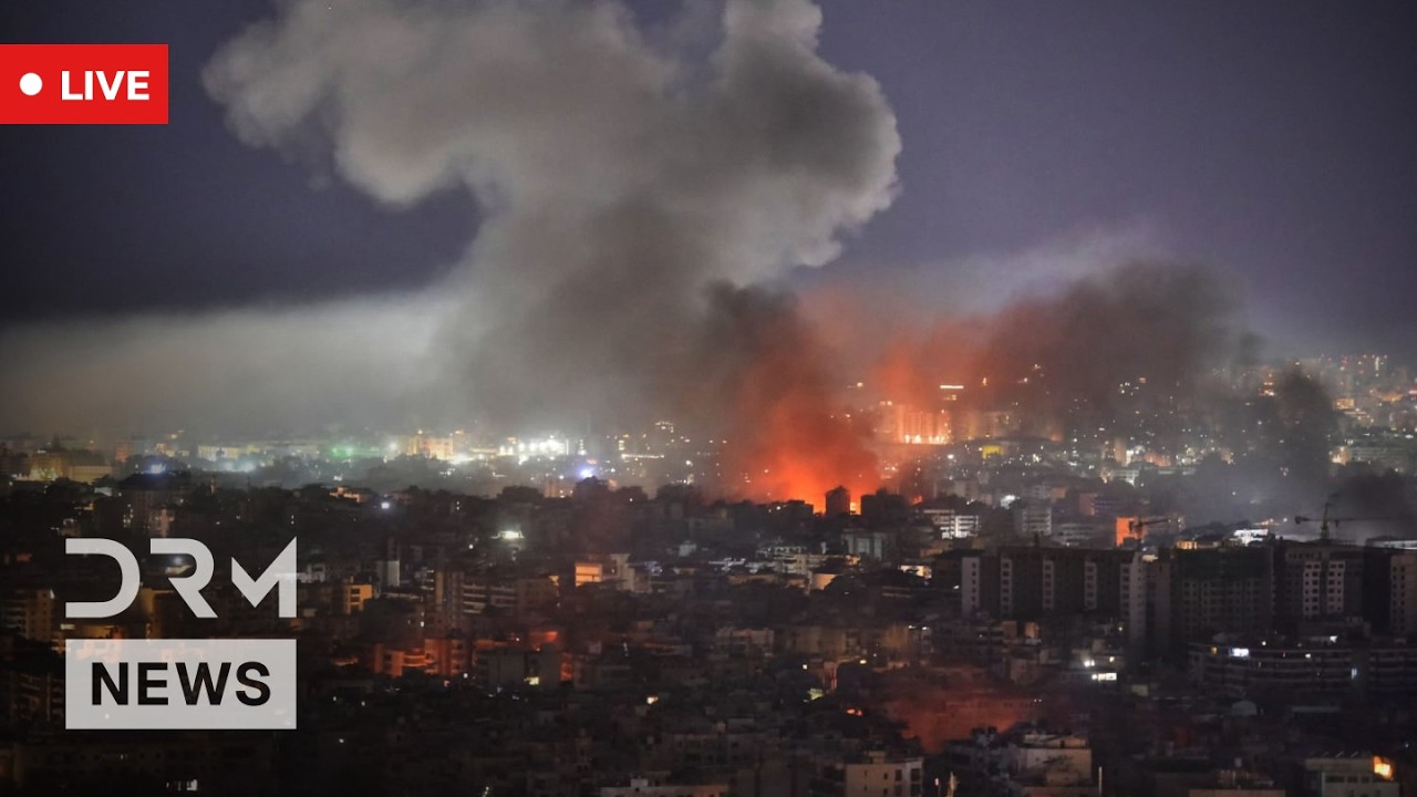 Beirut Under Fire – Israel Launches Massive Strikes in Southern Suburbs
