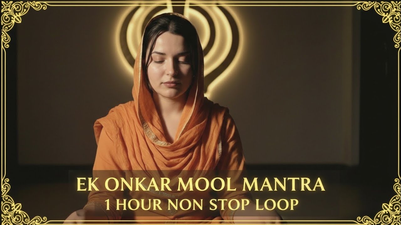 Ek Onkar – Mool Mantra Non-Stop 1 Hour loop | Calm & Healing Meditation | jenna kaur | waheguru ji 