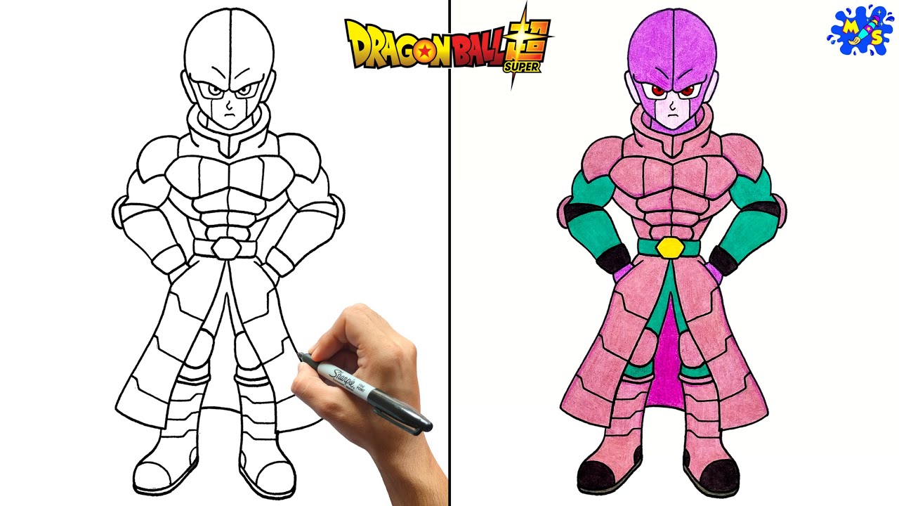 Hit Drawing Dragon Ball Super || How to Draw Hit Full Body from Dragon Ball Super