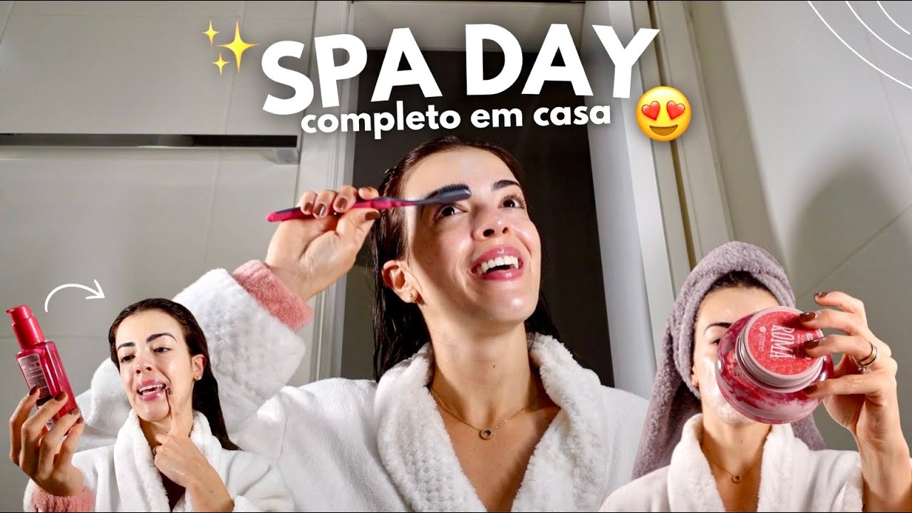 SPA DAY COMPLETO EM CASA | Cabelo, skin care e corpo