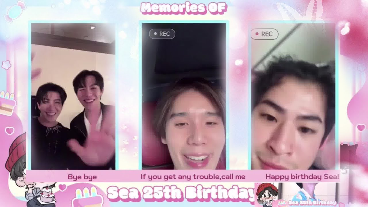 Birthday Wishes to #Sea_Tawinan from friends and #Jimmyyjp 😊🤭#MemoriesOfSea25th