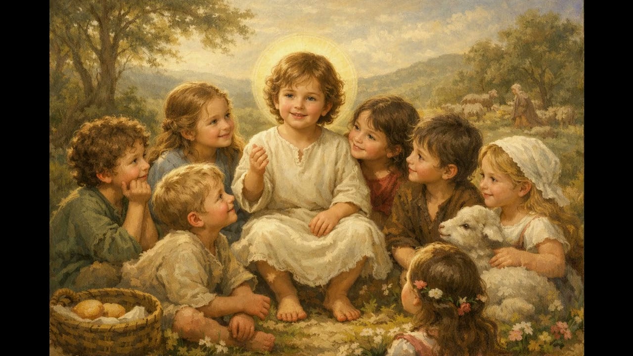 Jesus in His Childhood Moments - Prayers Filled with Divine Love and Hope