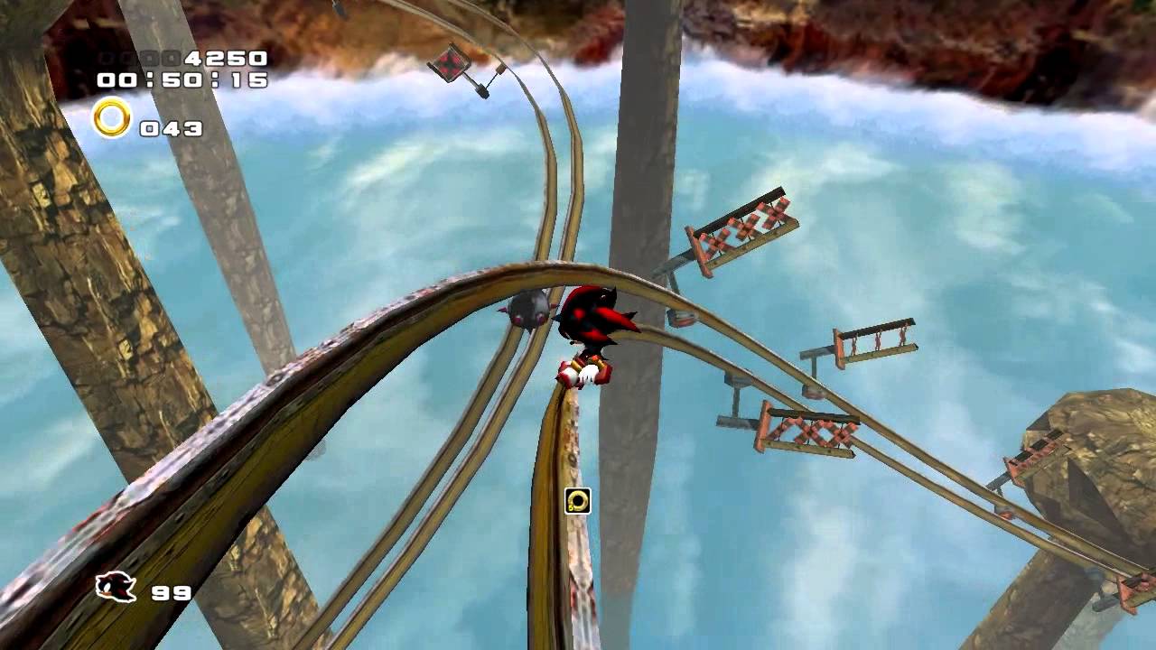 Sonic Adventure 2: Sky Rail Mission #5 - Hard Mode - A Rank