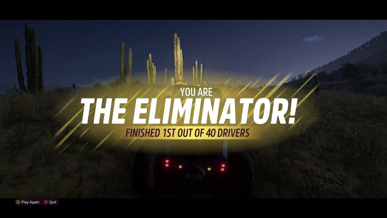 Back from Holiday, '8 Game' Session - Forza Horizon 5 Eliminator