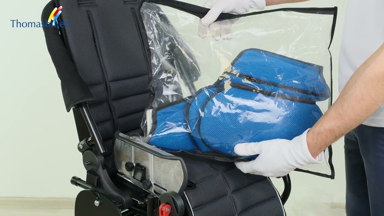 Modular/Hi-Low Positioning Activity Chair with Modular S postural seat functions