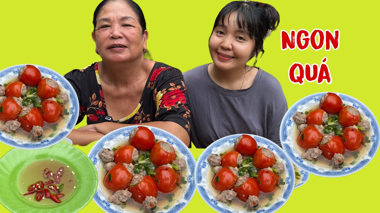 Ngon Hết Nồi Cơm Với Món Cà Nhồi Thịt Kho Ngót Ăn Cùng Mẹ Mùng 10 Tháng Giêng