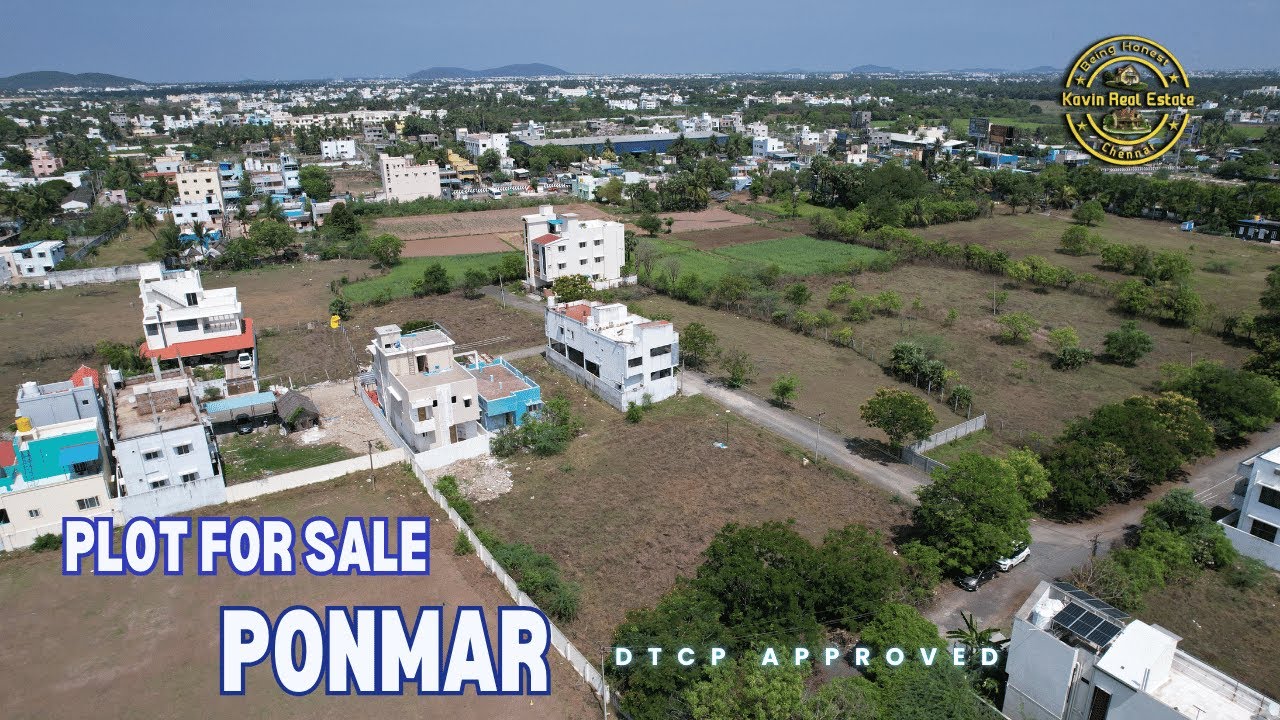 ID 2211 - Plot For Sale in Ponmar Gated Community ||North Facing ||30Ft Road ||DTCP||