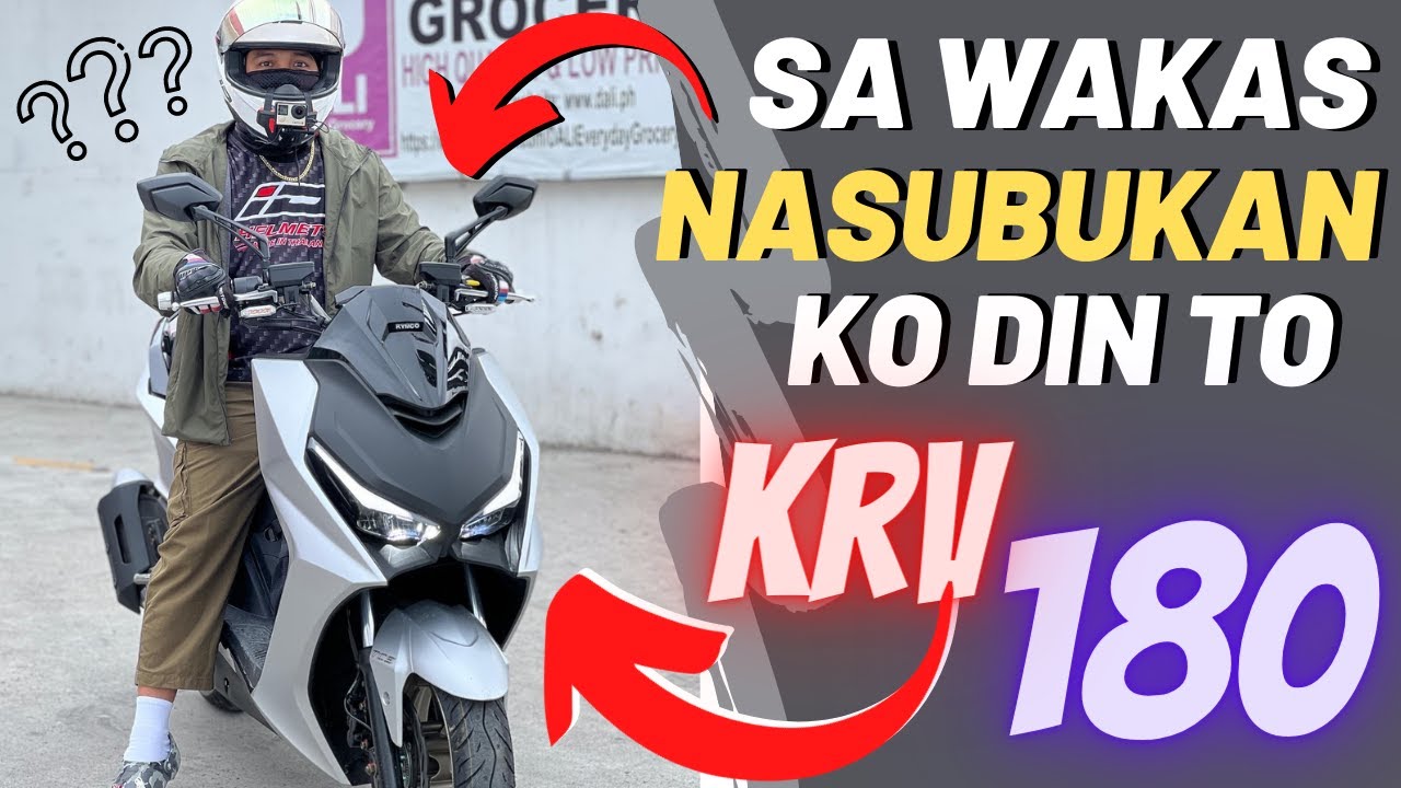 Finally Nasubukan ko din tong Kymco KRV 180 | First Impression Ride