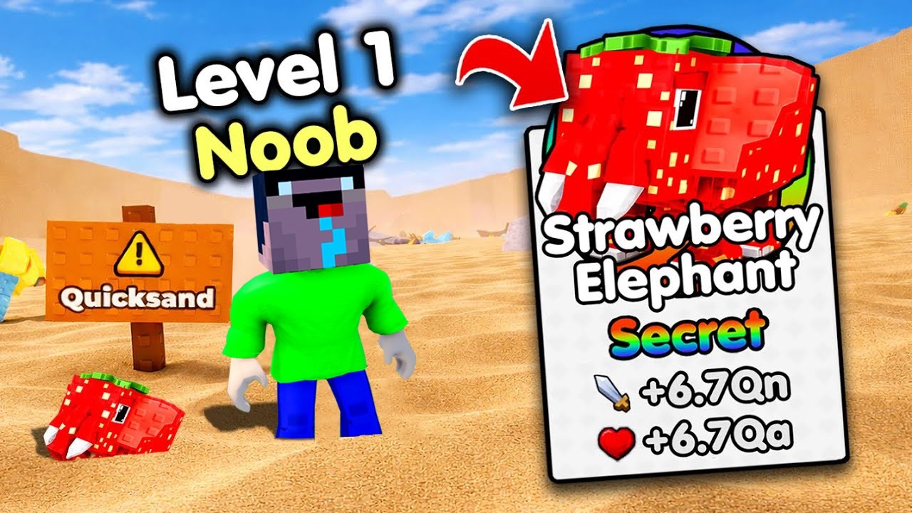 ICH starte als ein NOOB, aber mit OP SECRET in Roblox Escape Quicksand for Brainrots!