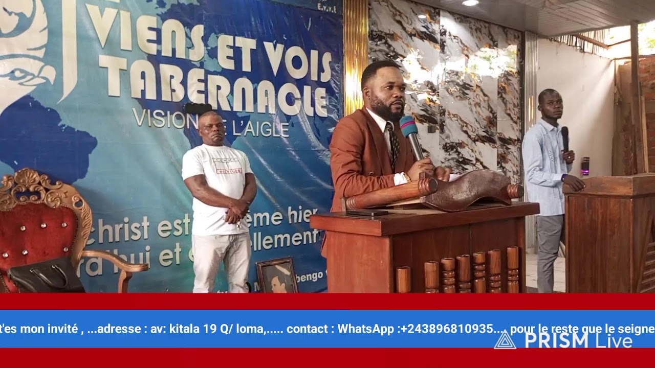 ÉGLISE VIENS ET VOIS TABERNACLE VISION DE L'AIGLE Mbanza-ngungu