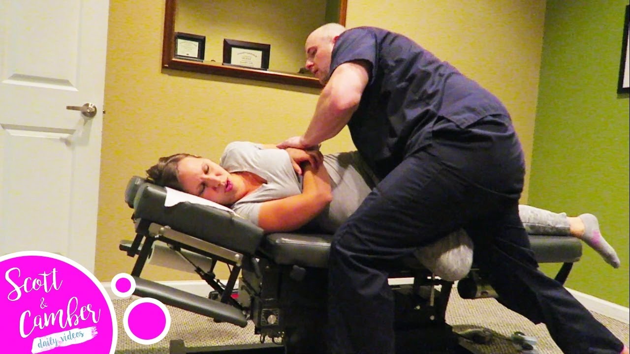 CHIROPRACTOR ADJUSTS FOR POSTERIOR BABY!! | Scott and Camber
