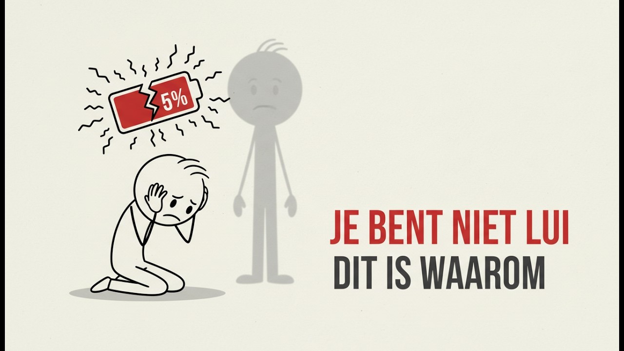 Je faalt niet, je zenuwstelsel is overbelast.