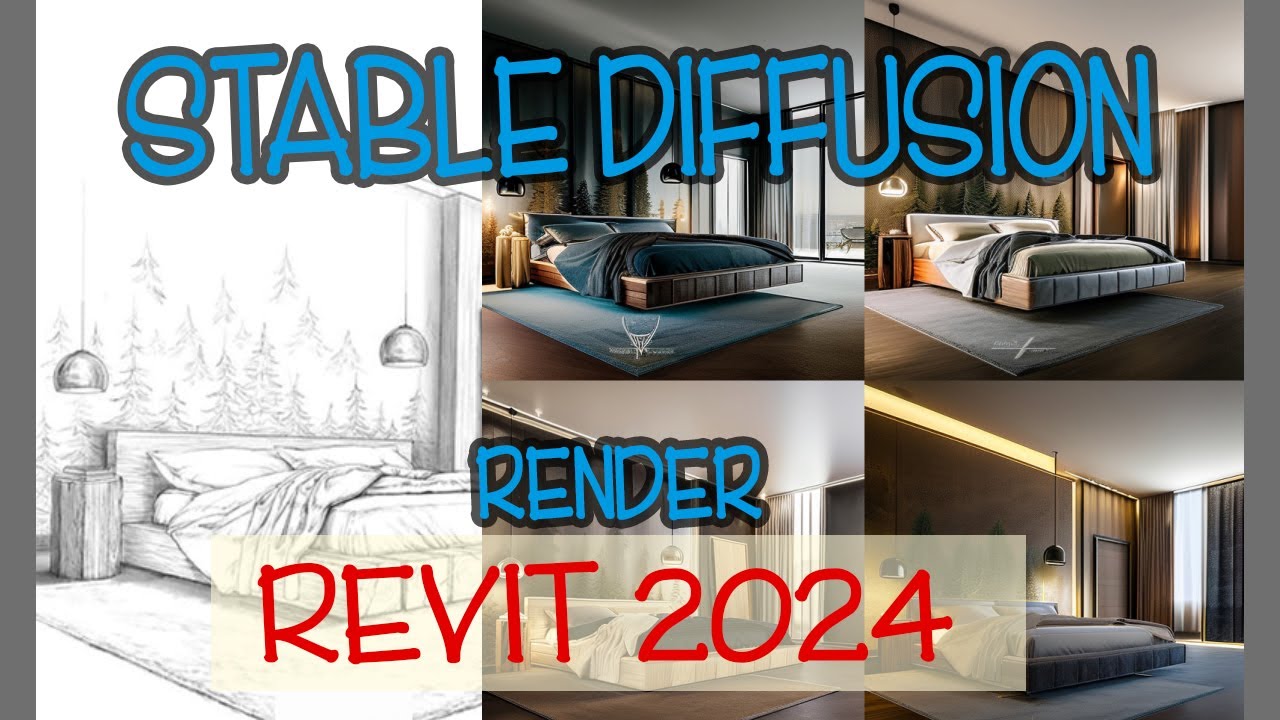 Revit 2024 kết hợp với Stable Diffusion- AI này ảo mà ngoan