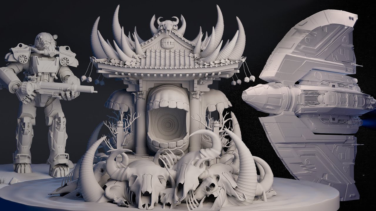 Hard  Surface Demo Reel 2024