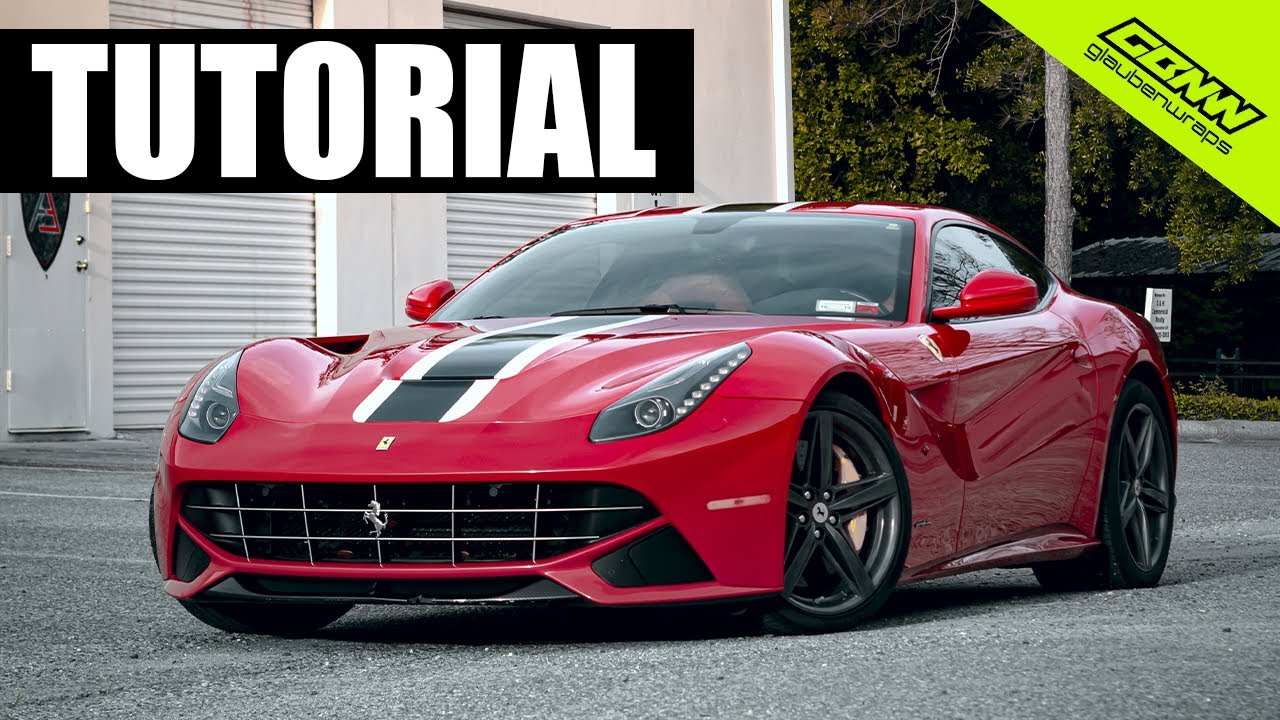 Le puse Franjas al Ferrari F12 y te ENSEÑO COMO!!! / glaubenwraps