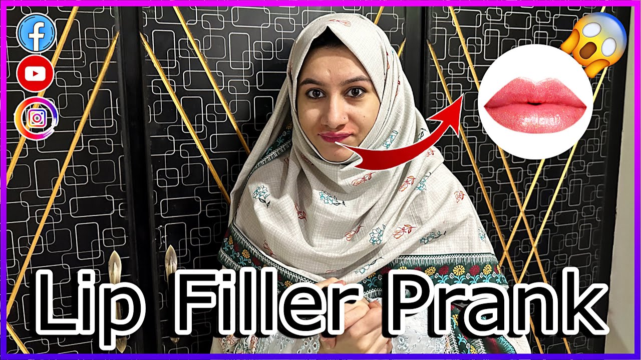 Lip Filler Prank On Umair👄Ab Pata Chala🤣 || Ayesha Umair ||